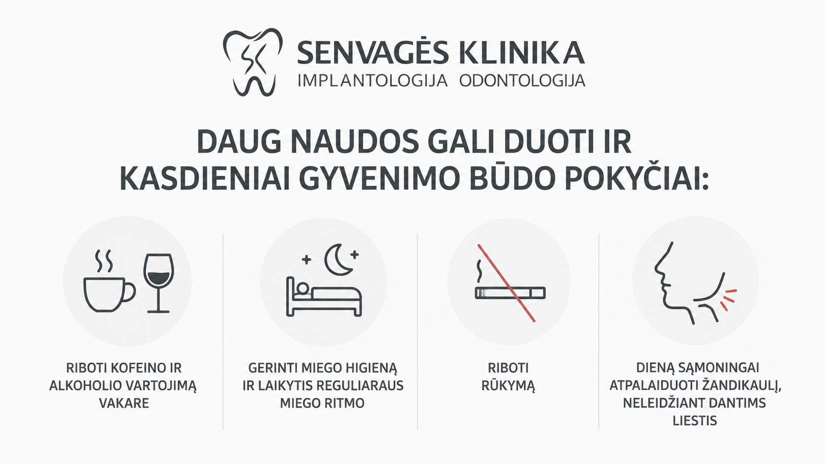 Bruksizmas (griežimas dantimis): priežastys, simptomai ir gydymas