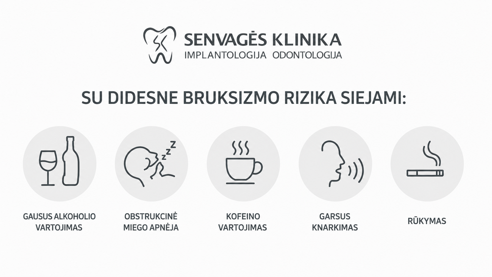 Bruksizmas (griežimas dantimis): priežastys, simptomai ir gydymas